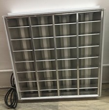 PLAFONIERA DA INCASSO PER UFFICIO Cm60x60 NEON 4x T8 18W USATA