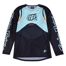 Troy Lee Designs 2025 Motocross SE PRO AIR maglia appuntata Phantom Aqua MX Enduro