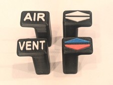 Manopole comando riscaldamento aria condizionata TRIUMPH TR7 TR8