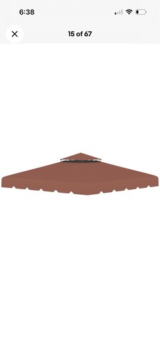 Outsunny gazebo doppio - outsunny, tetto