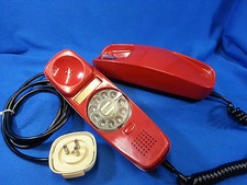 Telefono BARCHETTA a disco FACE STANDARD colore ROSSO anni'60 vintage