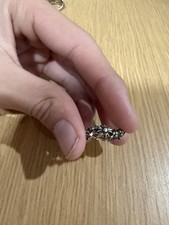 Croce stile cuori cromati più