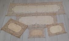 Set Di 8 Centrini All Uncinetto Rettangolari Fatti A Mano