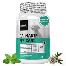 Calmante per Cani 120 Capsule, Tranquillante per Cani per Stress E Paura, Calman