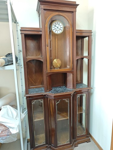 Mobile legno con vetrine - con,