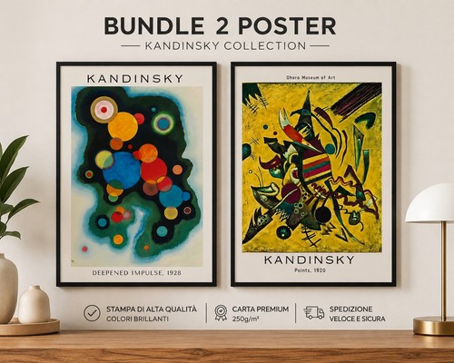 Poster kandinsky set pezzi - 2,