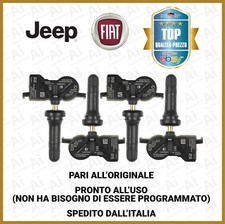 4 x SENSORI TPMS FIAT 500X PRESSIONE PNEUMATICI 🟢 GIA' PRONTI 🟢