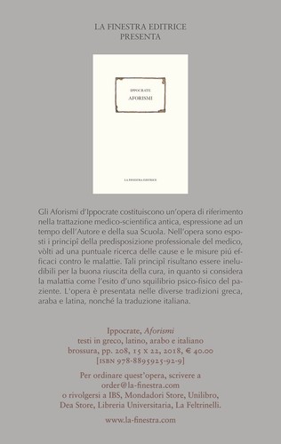 Ippocrate aforismi testo in - aforismi,