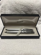 Vintage Parker Silver Chrome