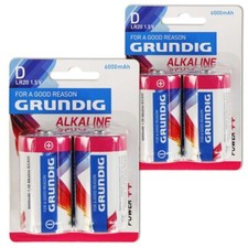 4 batterie GRUNDIG Mono D