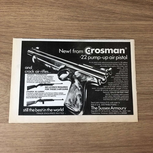 Guns143 magazine advert - guns143, 6x9