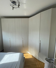 Armadio 4 ante più cabina angolare camera da letto usato