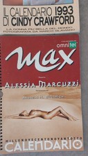 CINDY CRAWFORD calendario Max 1993 storico + Alessia Marcuzzi 1998