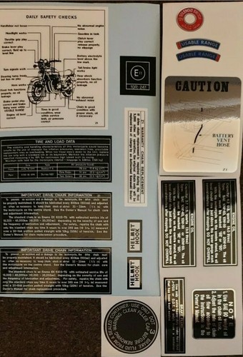 Kit decalcomania avvertimento - kit,