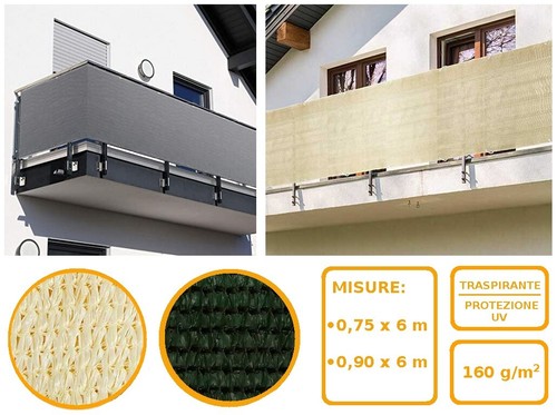 Telo frangivista per balcone - telo,