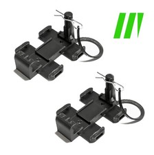 Mylaps TR2/TranX3 2 supporti plastica morbida antiurto con R clip metallica Kart