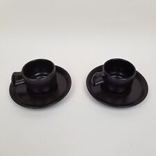 2 tazzine e piattini espresso