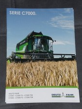 DEUTZ-FAHR SERIE C7000, C7206 TSB depliant mietitrebbia del 10/2019 (DF 293)