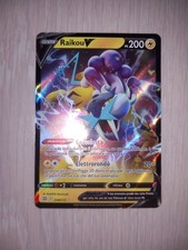 Carte Pokemon RAIKOU V 048/172 Ita Rara Holo Full Art Set Astri Lucenti BRS 