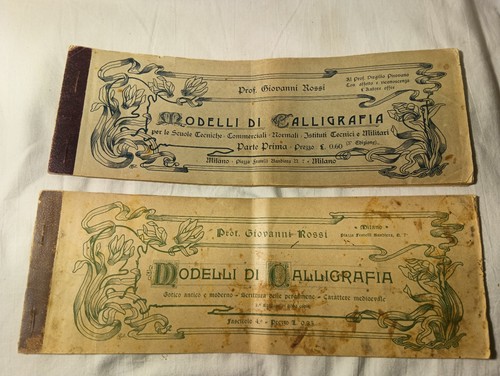 Antichi modelli calligrafia - di,