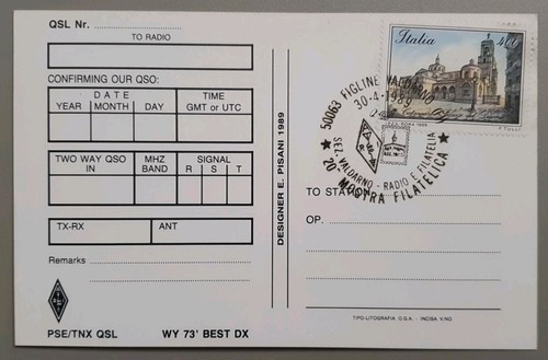 Cartolina con annullo - cartolina,