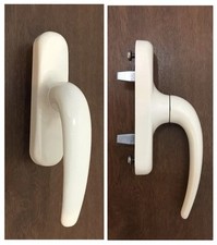 Maniglia cremonese ALUTEK RAL 1013 x infisso in alluminio, Interasse Cm 8,5/105.