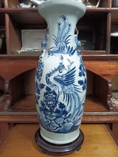 ANTICO FINE '800 GRANDE VASO IN CERAMICA ORIENTALE CINESE cina china