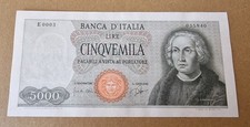 CINQUEMILA 5000 LIRE COLOMBO
