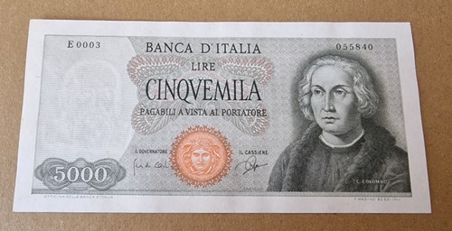 Cinquemila 5000 lire - 5000, colombo