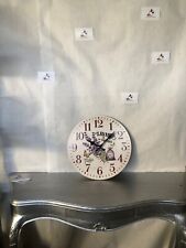 orologio lavanda sfondo rilassante eleganza stile rustico Orologio parete design