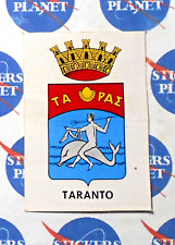 ADESIVO STICKER VINTAGE AUFKLEBER AUTOCOLLANT ORIGINAL STEMMA ARALDICO TARANTO