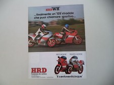 advertising Pubblicità 1983 MOTO HRD 125 RED HORSE/SILVER HORSE SH