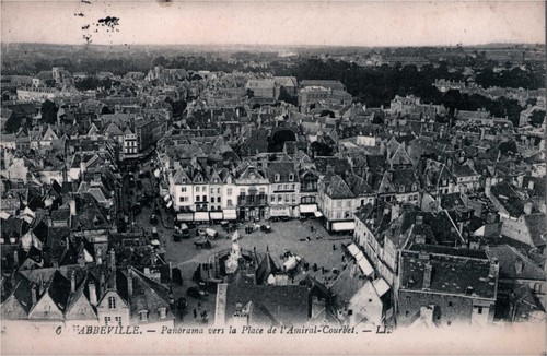 Cpa abbeville panorama - cpa,