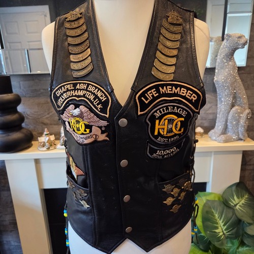 Gilet motociclista pelle - da, in