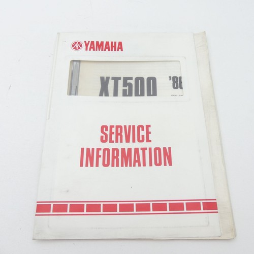 Yamaha 500 service - xt,