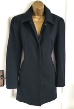 Cappotto giacca aderente ZARA UK 12 blu navy
