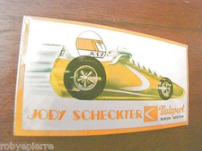 Adesivo VALSPORT VAL SPORT JODY SCHECKTER SCARPE SPORTIVE PILOTA vintage sticker