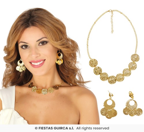 Collana orecchini monete - collana, e