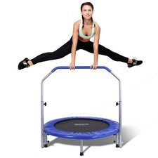 SereneLife Trampolino Sportivo da Salto 40 Pollici Altamente Elastico, Taglia Adulto (Scatola Aperta)