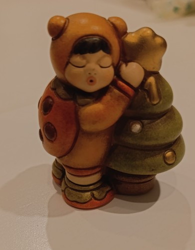 Statuetta bambina con - statuetta,