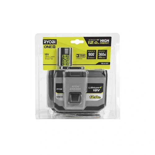 Ryobi one 18v 0ah - one+, 12.0ah