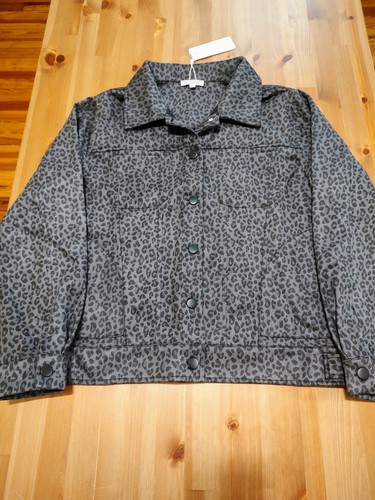 Giacca donna stampa leopardata