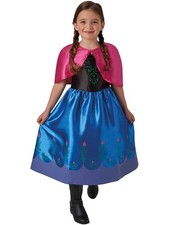 Rubie's Costume Vestito Disney Anna Di Frozen Abito Per Bambine Carnevale 620977