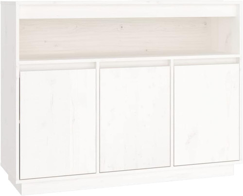 Credenza bianca 104 5x34x80 - 104,5x34x80, cm