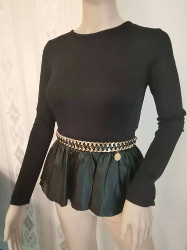 Elisabetta franchi peplum top - elisabetta,
