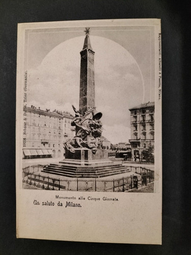 Milano saluto monumento - saluto, alle