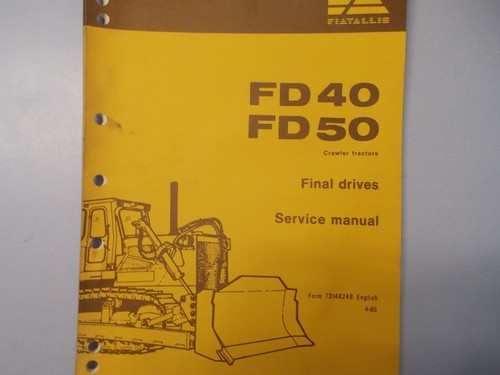 Fiat allis f40 - fd50, crawler