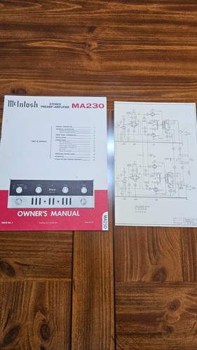 Mcintosh ma230 manuale uso - mcintosh,