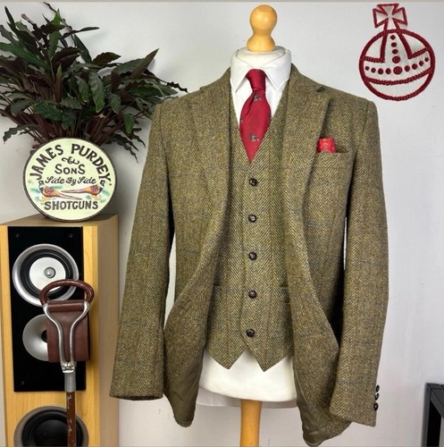 Harris tweed tuta - uomo, (38r)