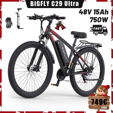 BIGFLY C29 Ultra E-MTB 29"48V bici elettrica fuoristrada da città Autonomia 90KM
